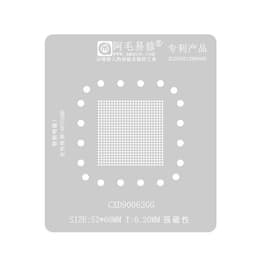 AMAOE - BGA South Bridge Reballing Stencil for PS5 GPU (CXD90062GG) w/ Tin Scraping Blade / Stencil / Magnet Base / Positioning Plate 