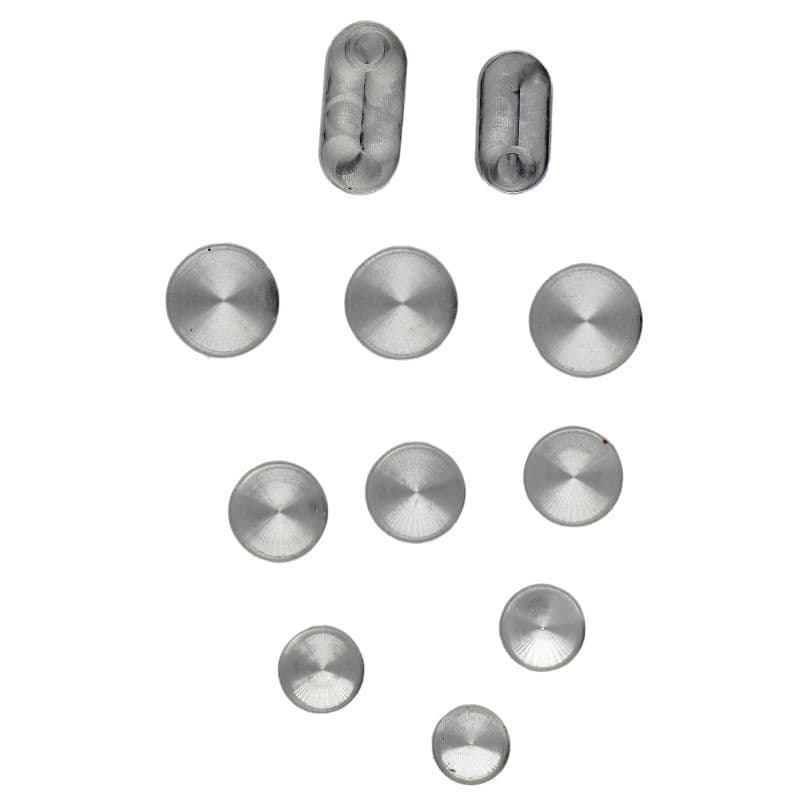 Back Glass Repair / Laser Camera Lens Covers from iPhones 8 to 13 Pro Max (11 Piece Set)