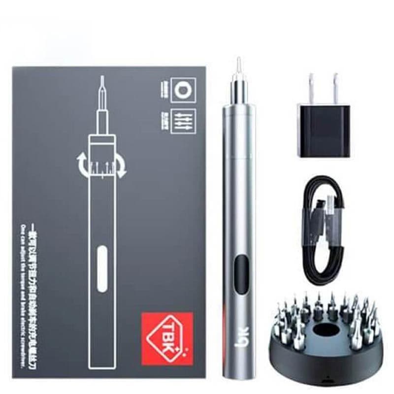 TBK - 008 Cordless Precision Electric Screwdriver w/ 8 in 1 Adjustable Torque