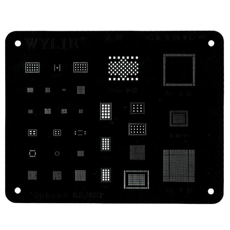 Wylie - WL-09 Stencil Planting Tin Net for iPhone 6s / 6SP