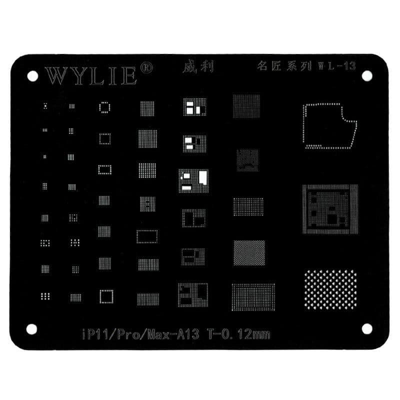Wylie - WL-13 Stencil Planting Tin Net for iPhone 11 / 11 Pro /  11 Pro Max 