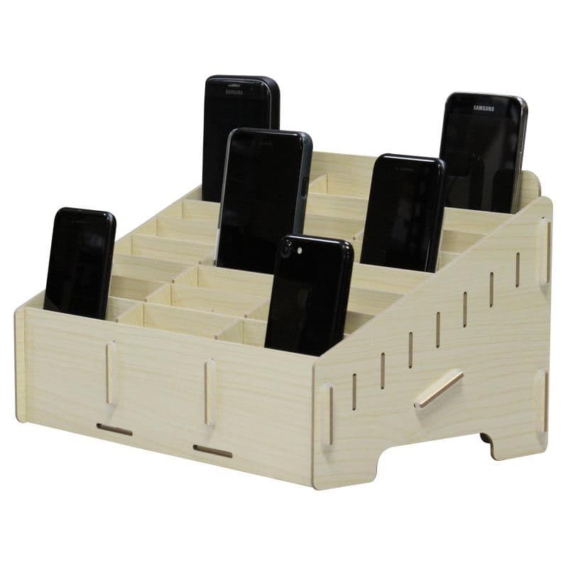 Mobile Phone Storage Box (24 Slots)