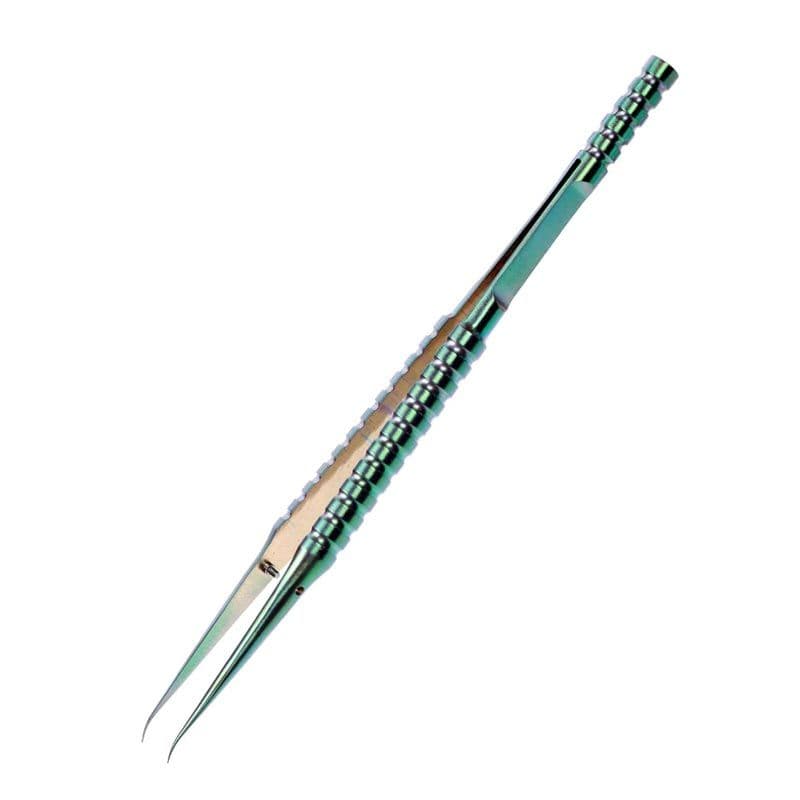 2UUL - Curved Head Titanium Alloy Ultra Precise Tweezer (Ti02)
