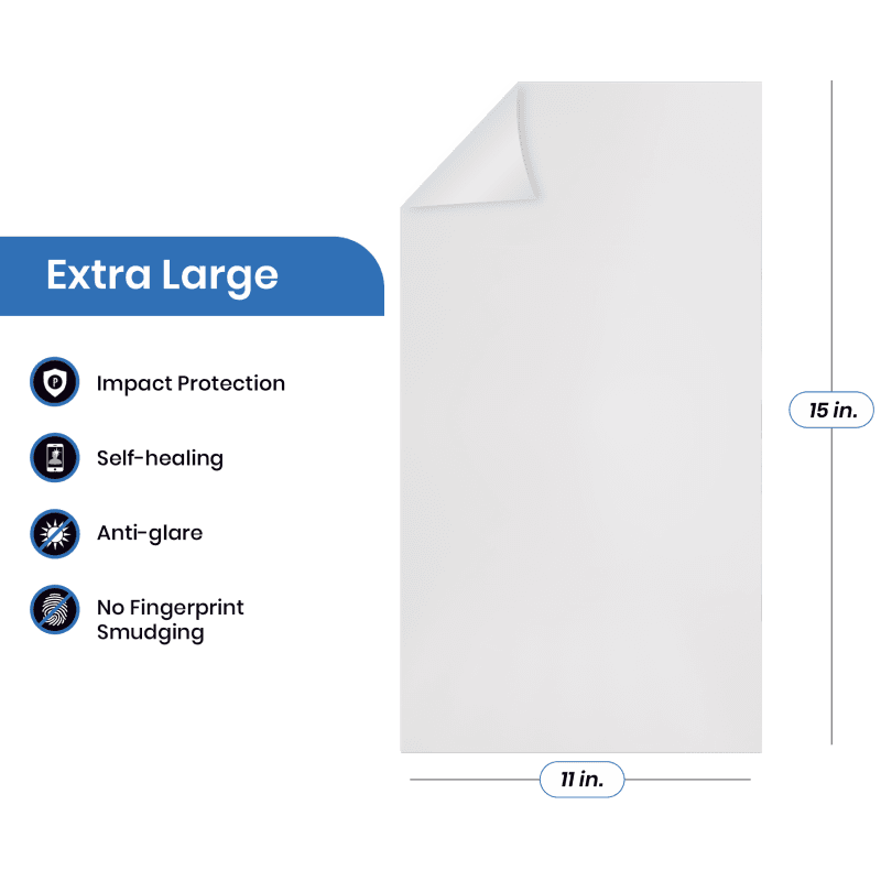 (10 Pack) ProtectionPro - Blank Ultra Matte Film (Extra Large)