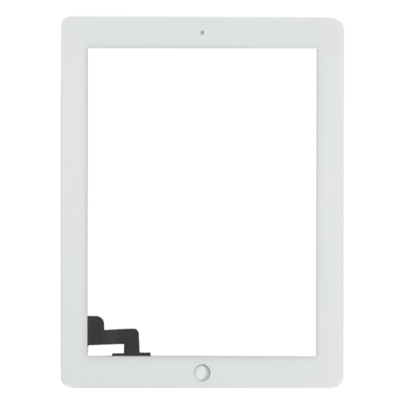 Aftermarket - Glass and Digitizer Touch Panel for iPad 2 (White)