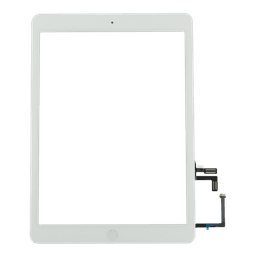 Full Assembly White Touch Screen Glass Digitizer Home Button Assembly for iPad Air