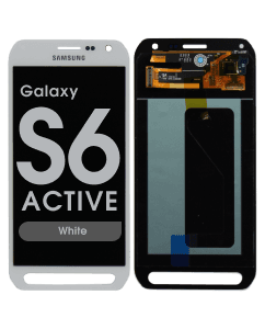 Refurbished - OLED Screen and Digitizer Assembly for Samsung Galaxy S6 Active (G890) (No Frame) (White)