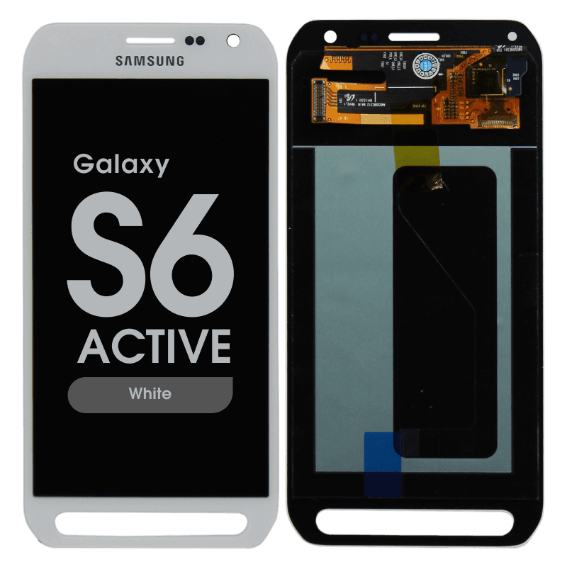 Refurbished - OLED Screen and Digitizer Assembly for Samsung Galaxy S6 Active (G890) (No Frame) (White)