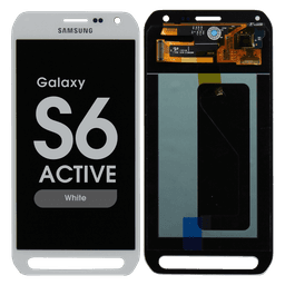Refurbished - OLED Screen and Digitizer Assembly for Samsung Galaxy S6 Active (G890) (No Frame) (White)