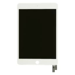 Premium Quality Touch Screen Glass and Digitizer Full Assembly LCD, White, for iPad Mini 4  (Sleep/Wake Flex Pre-soldered)