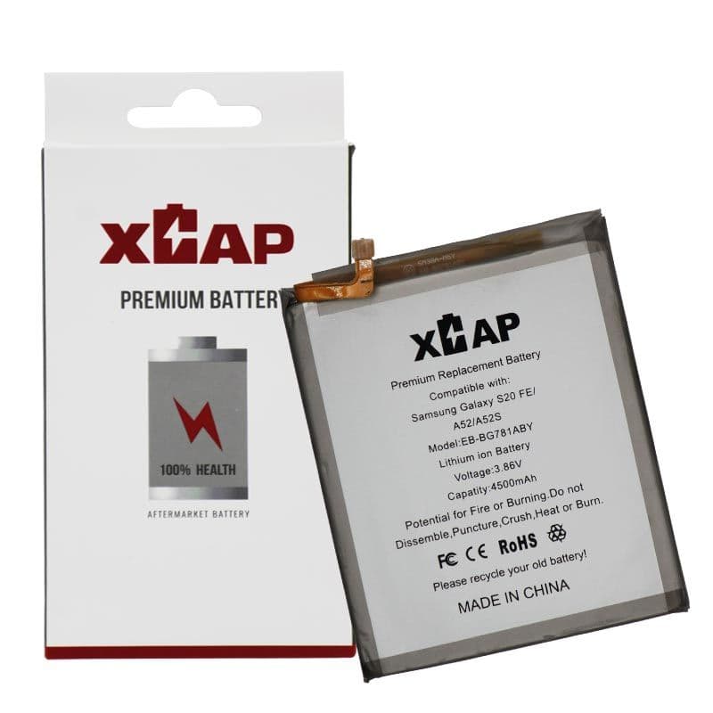 XCAP - Battery for Samsung Galaxy S20 FE 5G / A52 4G / A52 5G / A52s 5G (EB-BG781ABY) (4500 mAh)