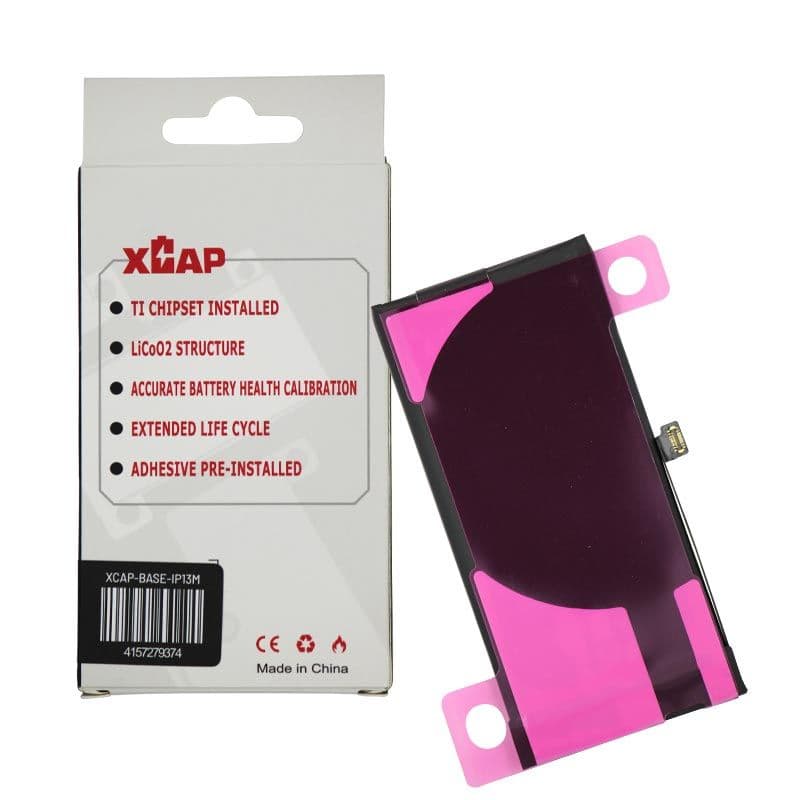 XCAP BASE - Standard Capacity Battery for iPhone 13 Mini (2406 mAh)