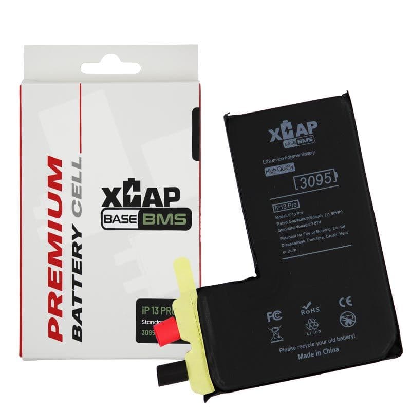 XCAP BASE - Battery Cell without Flex for iPhone 13 Pro (BMS) (3095 mAh) (Spot Weld Required)