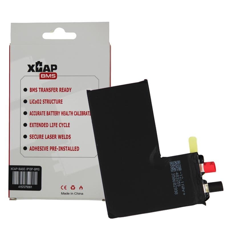 XCAP BASE - Battery Cell without Flex for iPhone 13 Pro (BMS) (3095 mAh) (Spot Weld Required)