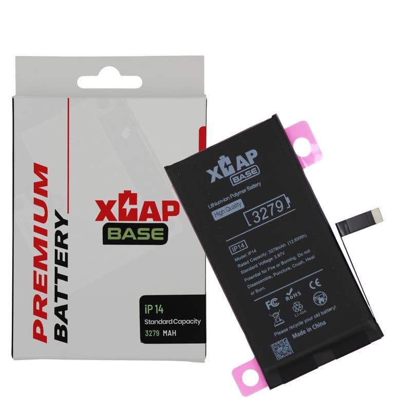 XCAP BASE - Standard Capacity Battery for iPhone 14 (3279 mAh)