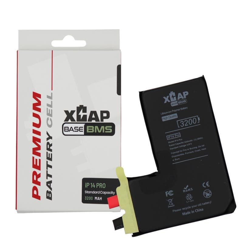 XCAP BASE - Battery Cell without Flex for iPhone 14 Pro (3200 mAh) (Spot Weld Required)