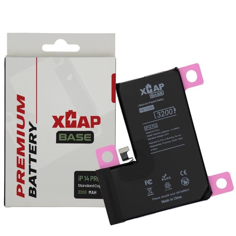 XCAP BASE - Standard Capacity Battery for iPhone 14 Pro (3200 mAh)
