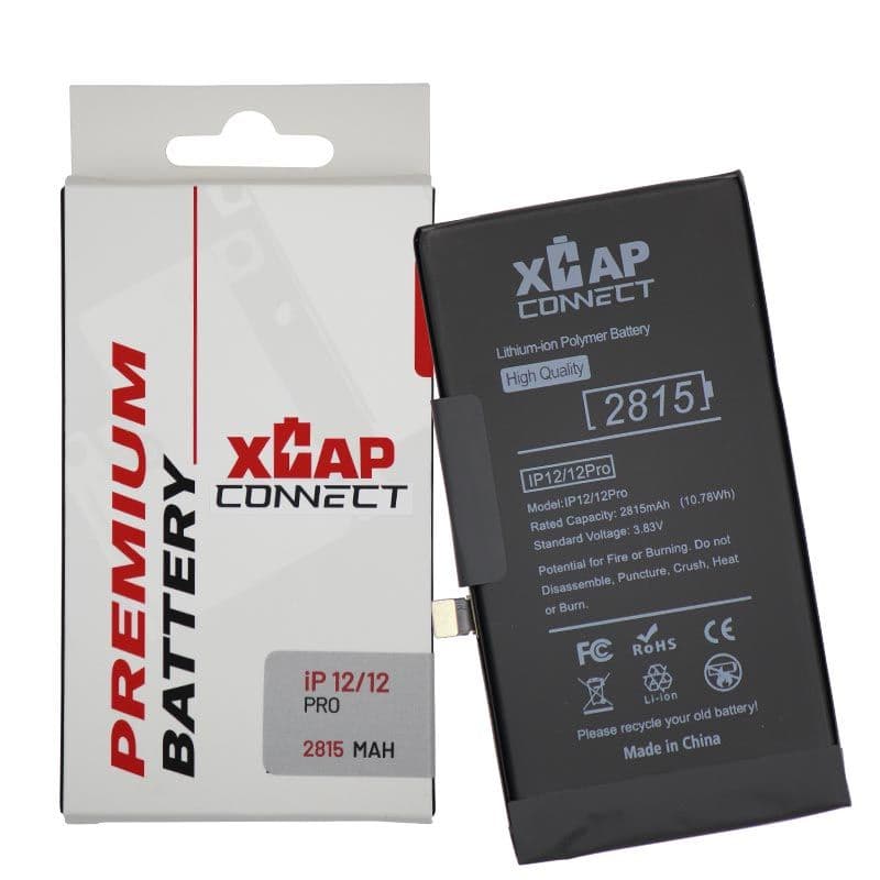 XCAP Connect -  Battery Cell w/ Built-In Flex for iPhone 12 / 12 Pro (BMS) (2815 mAh) (No Spot Weld Required)