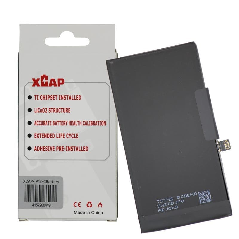 XCAP Connect -  Battery Cell w/ Built-In Flex for iPhone 12 / 12 Pro (BMS) (2815 mAh) (No Spot Weld Required)