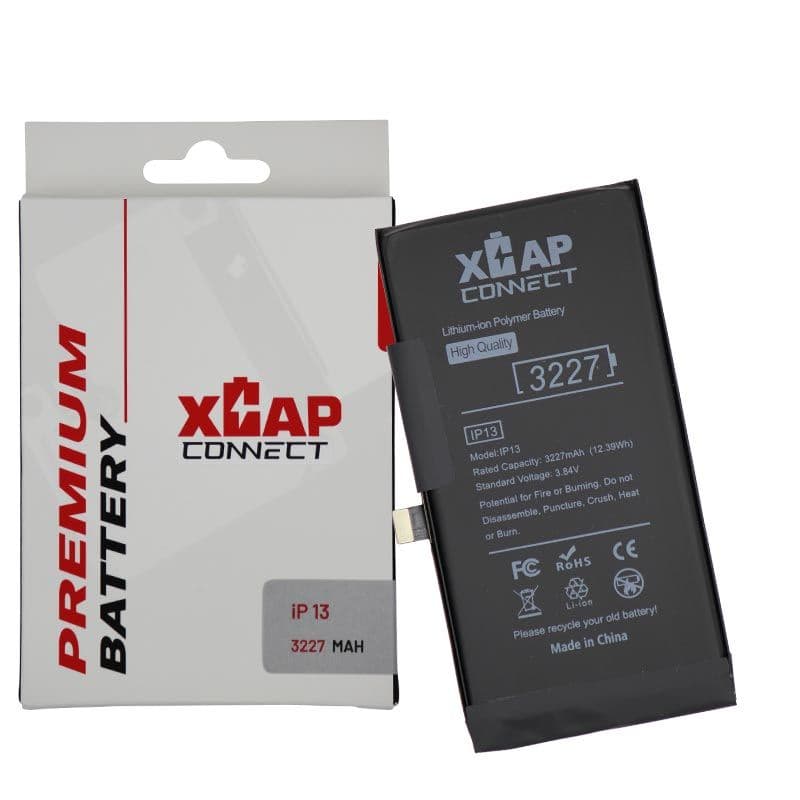 XCAP Connect -  Battery Cell w/ Built-In Flex for iPhone 13 (BMS) (3227 mAh) (No Spot Weld Required)