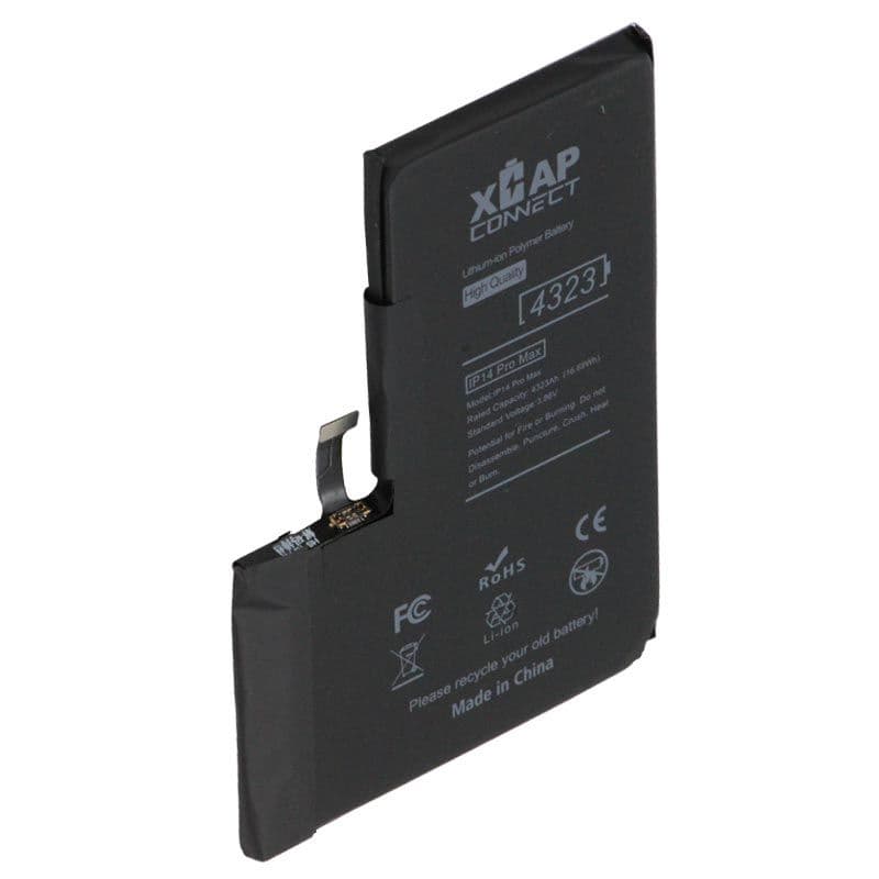 XCAP Connect -  Battery Cell w/ Built-In Flex for iPhone 14 Pro Max (BMS) (4323 mAh) (No Spot Weld Required)
