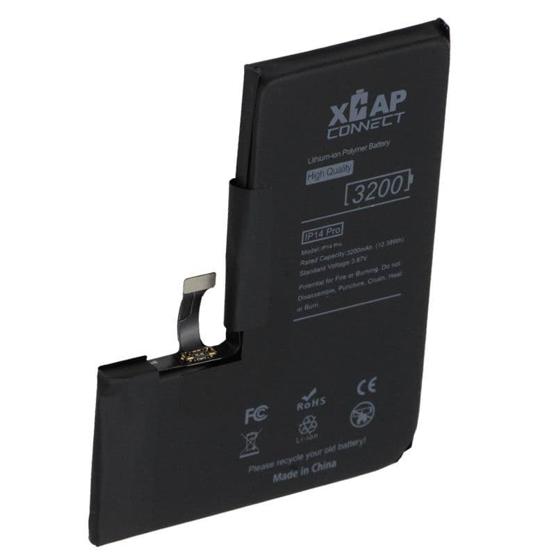 XCAP Connect - Battery Cell w/ Built-In Flex for iPhone 14 Pro (BMS) (3200 mAh) (No Spot Weld Required)