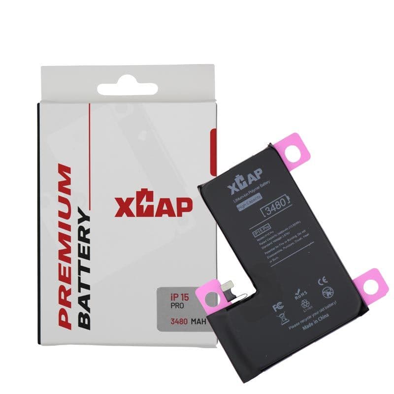 XCAP - Extended Capacity Battery for iPhone 15 Pro (3480 mAh)