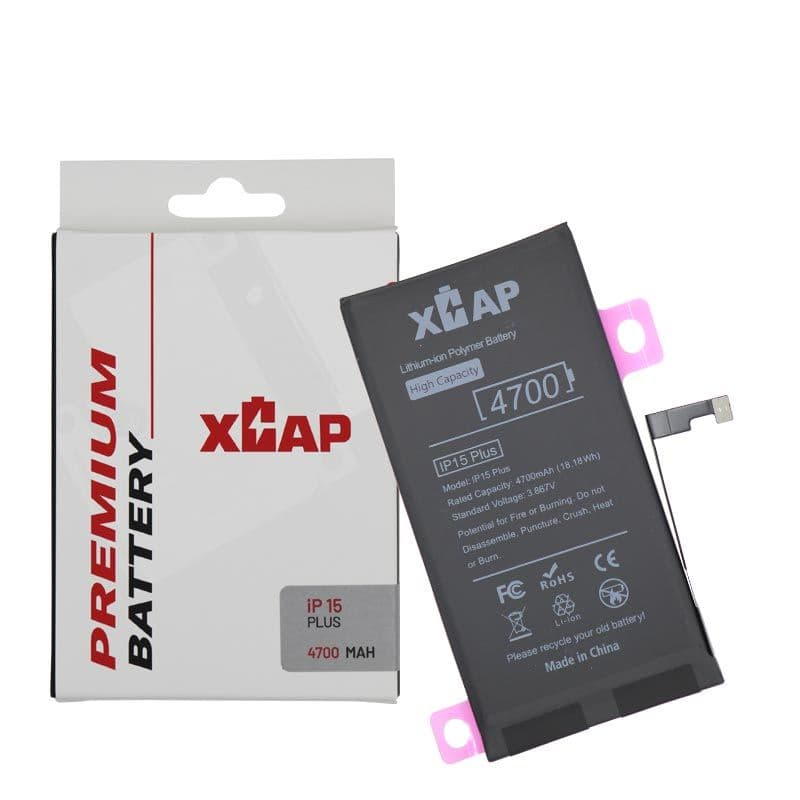 XCAP - Extended Capacity Battery for iPhone 15 Plus (4700 mAh) - Injured Gadgets