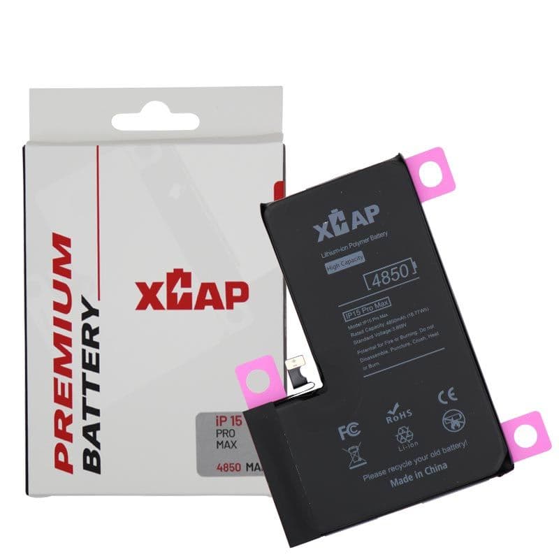 XCAP - Extended Capacity Battery for iPhone 15 Pro Max (4850 mAh)