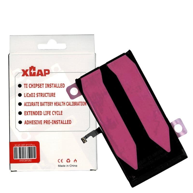 XCAP QRT - Battery for iPhone 15 Plus (4383 mAh) (Pairable) (Quick Repair Technology)