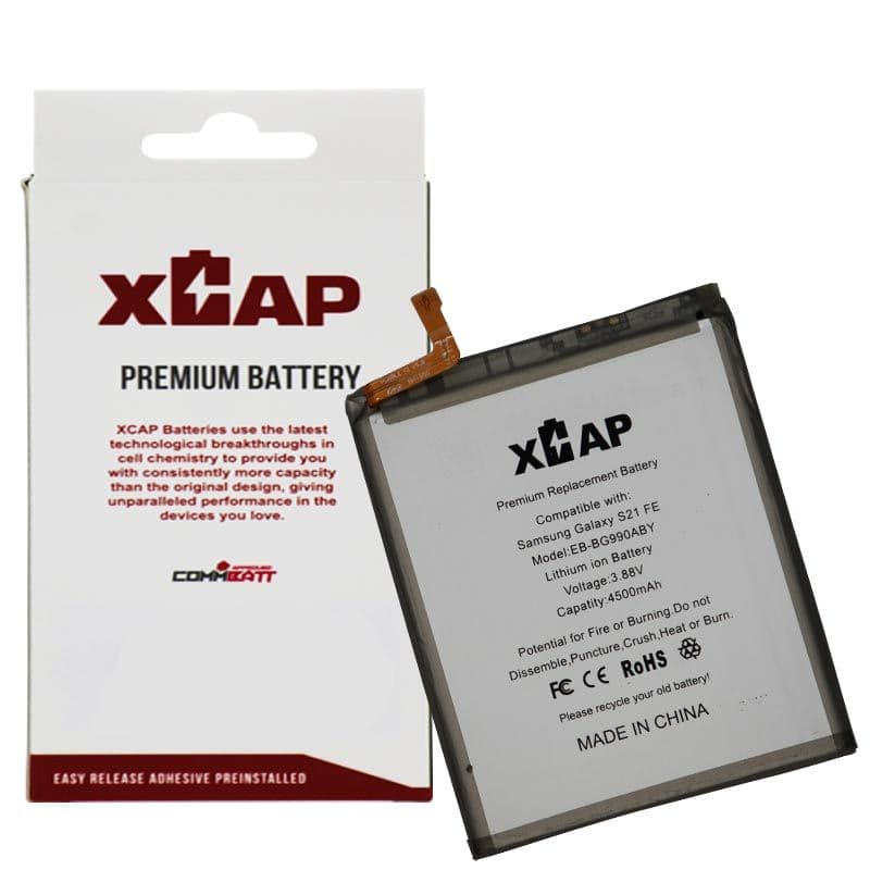 XCAP - Battery for Samsung Galaxy S21 FE 5G (G990) (EB-BG990ABY) (4500 mAh)