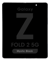 Service Pack - OLED Screen and Digitizer Assembly w/ Frame for Samsung Galaxy Z Fold 2 5G (F916) (US / International Version) (Main Screen) (Mystic Black)