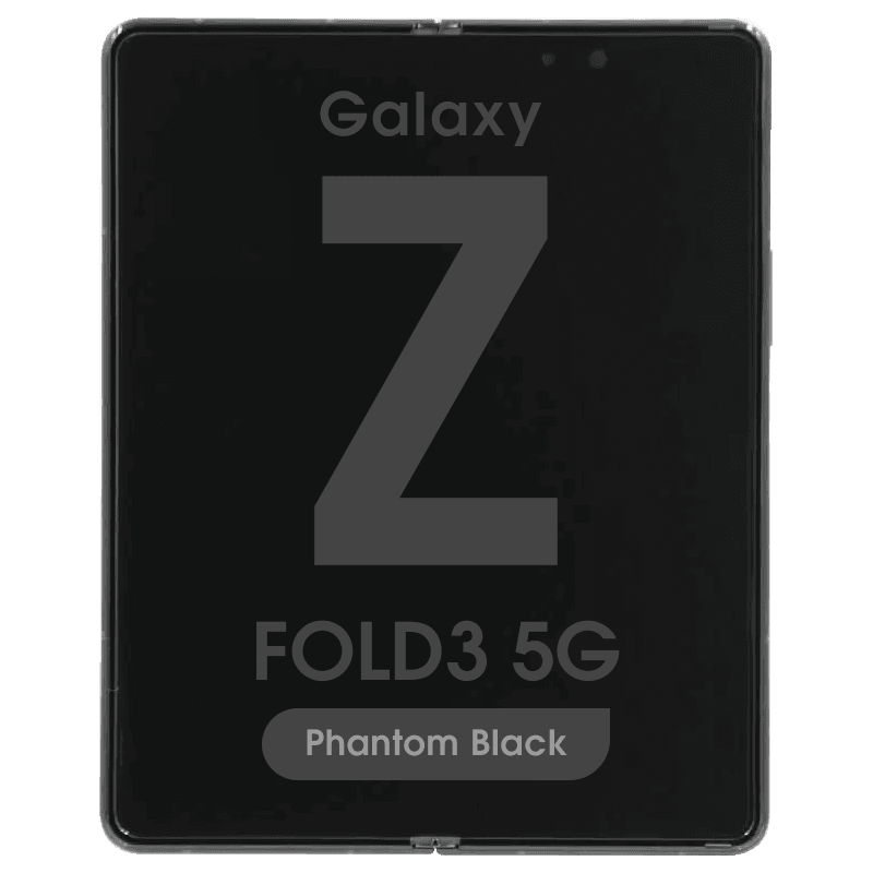Service Pack - OLED Screen and Digitizer Assembly w/ Frame for Samsung Galaxy Z Fold3 5G (International Version) (Phantom Black)