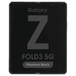 Service Pack - OLED Screen and Digitizer Assembly w/ Frame for Samsung Galaxy Z Fold3 5G (International Version) (Phantom Black)