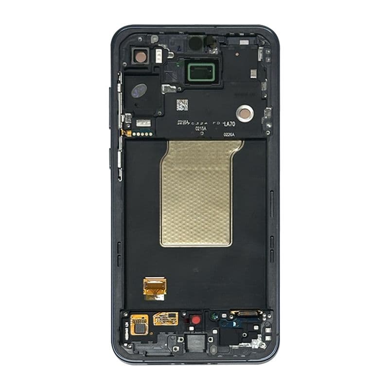 Refurbished - OLED Screen and Digitizer Assembly w/ Frame for Samsung Galaxy A55 5G (A556 / 2024) (Black)