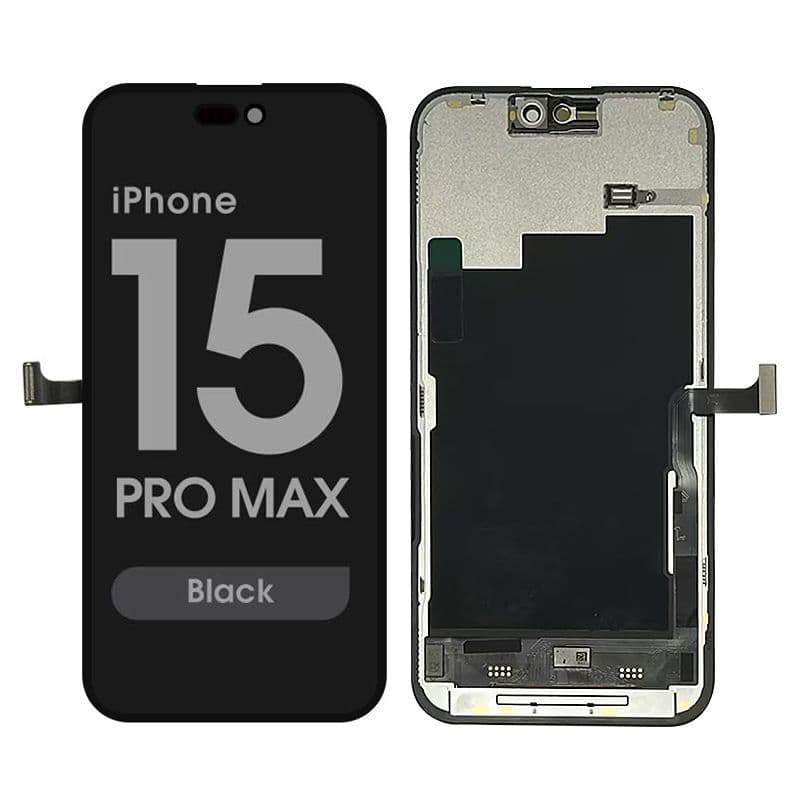 IG3 Incell - Aftermarket LCD Screen and Digitizer Assembly for iPhone 15 Pro Max (Black)