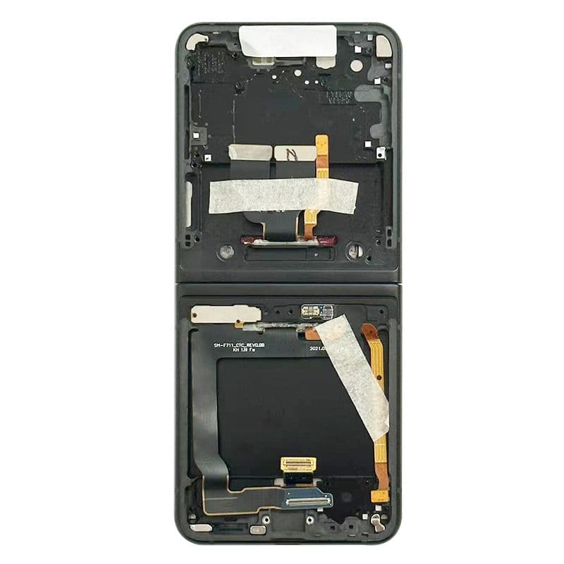 Refurbished - OLED Assembly w/ Digitizer for Samsung Galaxy Z Flip3 5G (F711) (Phantom Black)