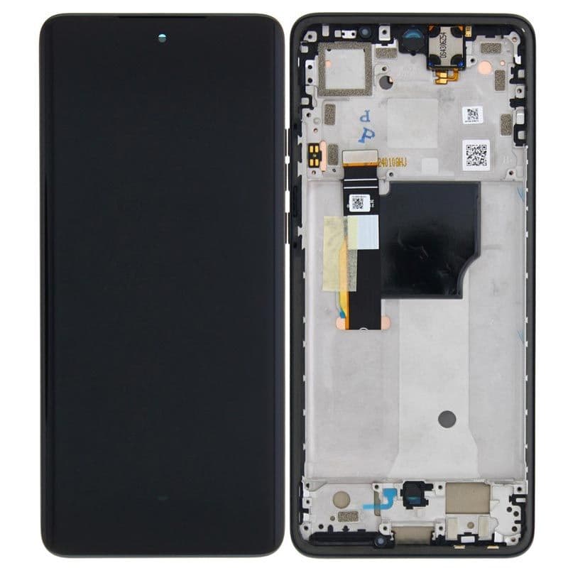 Genuine - OLED Screen and Digitizer Assembly for Motorola Moto Edge 40 Neo (XT2307-1 / 2023) (Black)