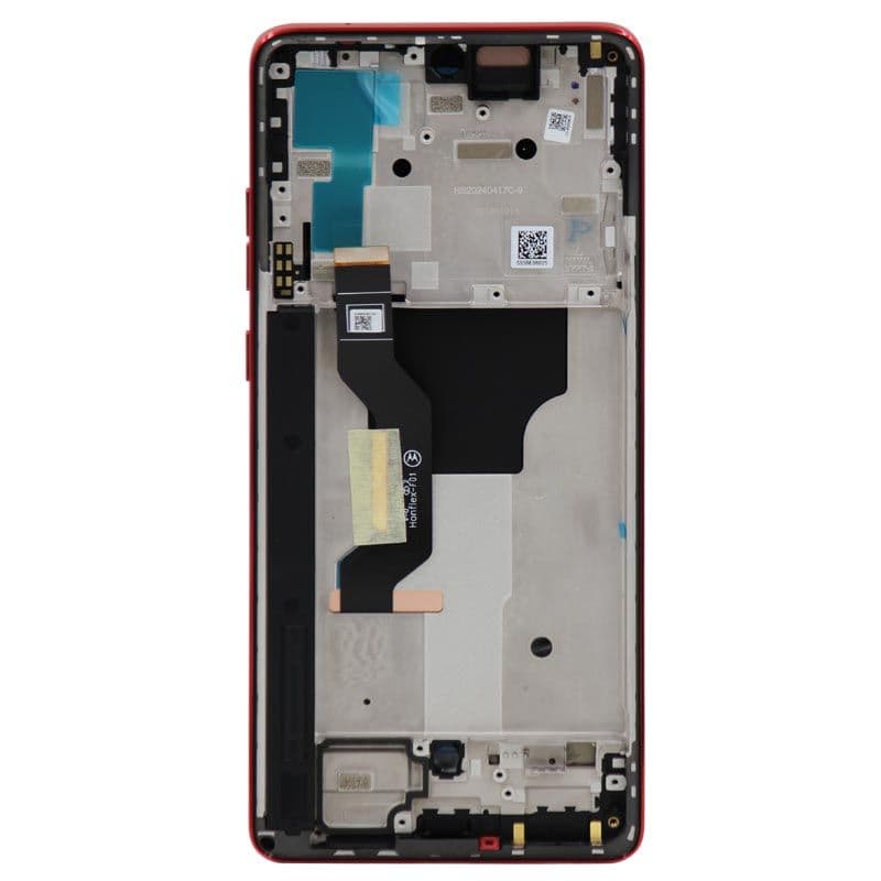 Genuine - OLED Assembly w/ Frame for Motorola Moto G Stylus 5G (XT2419 / 2024) (Scarlet Wave)
