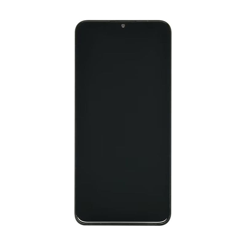 Refurbished - LCD and Screen Digitizer Assembly w/ Frame for TCL 20 R 5G (T767H) (Black)