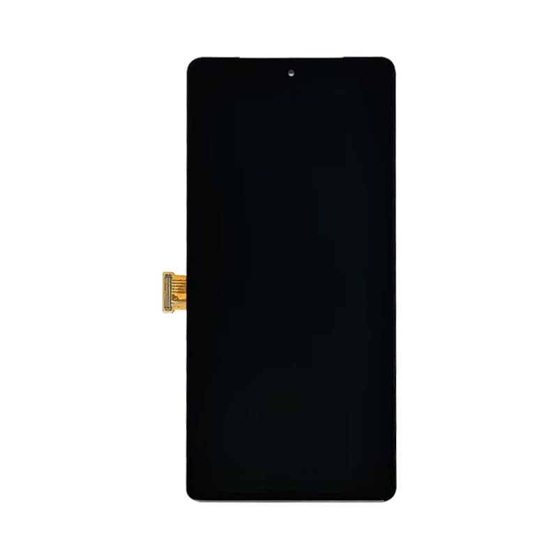 Soft OLED - Screen and Digitizer Assembly w/ Frame for Google Pixel 7 Pro (Black)