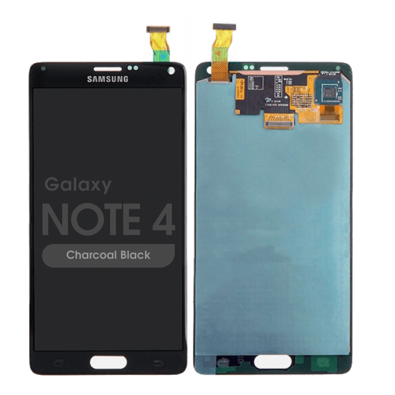 Refurbished - OLED Screen and Digitizer Assembly for Samsung Galaxy Note 4 (N910) (No Frame) (Charcoal Black)