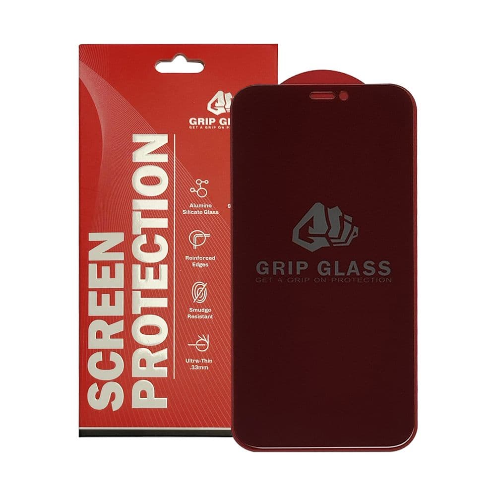 Grip Glass - Privacy Tempered Glass Screen Protector for iPhone 12 Mini - Injured Gadgets