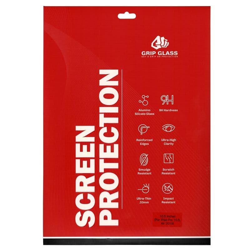 Grip Glass - Tempered Glass Screen Protector for iPad Pro 10.5 / iPad Air 3