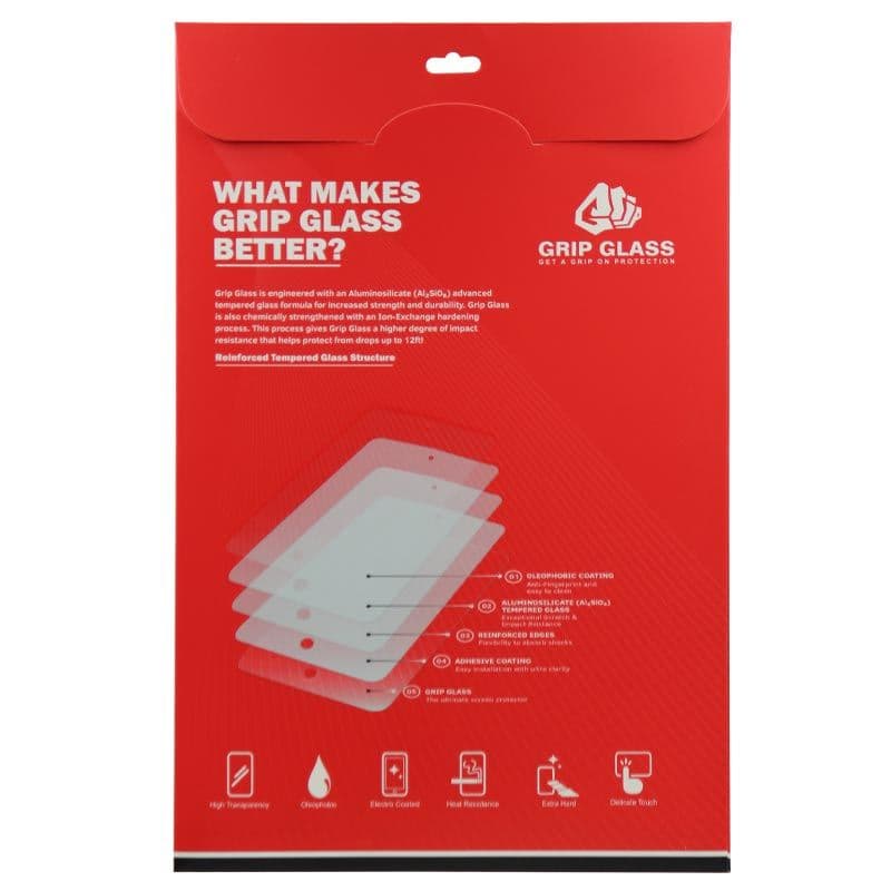 Grip Glass - Clear Tempered Glass Screen Protector for iPad Pro 11 5th Gen (2024)