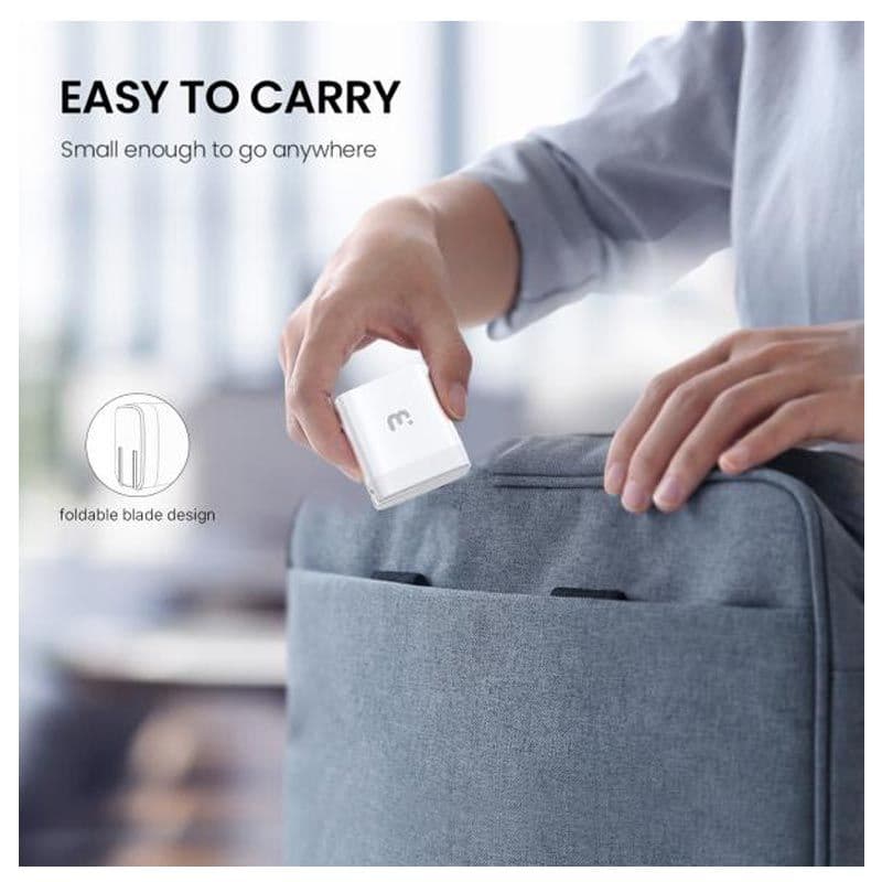 MyBat Pro - Dual USB / USB-C Adapter (30W) (White)