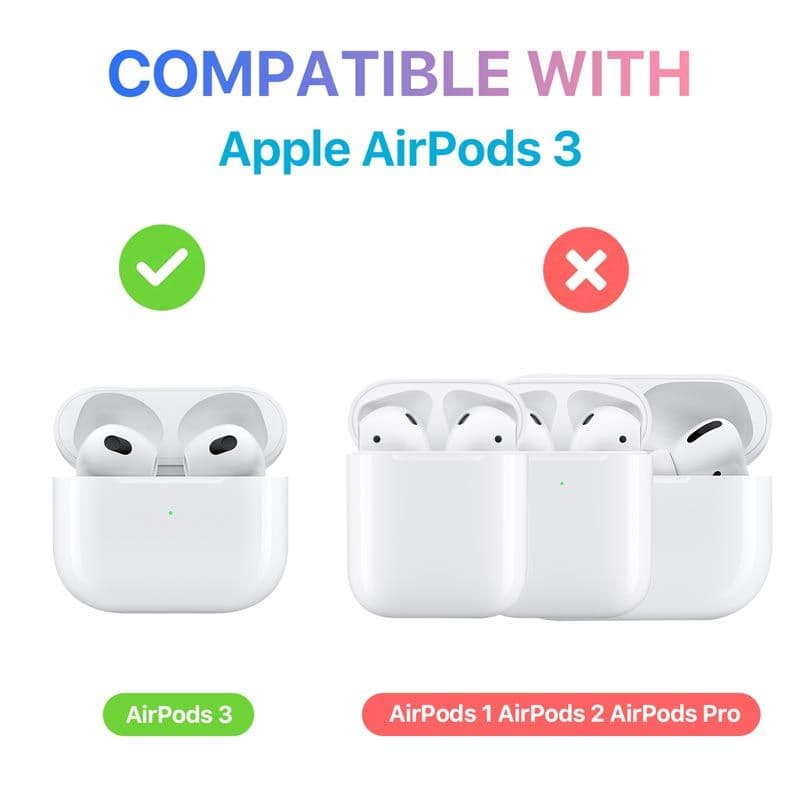 MyBat Pro - Protective Case for Apple AirPods 3 w/ Wireless Charging Case (Pink)