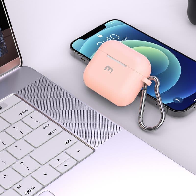 MyBat Pro - Protective Case for Apple AirPods 3 w/ Wireless Charging Case (Pink)