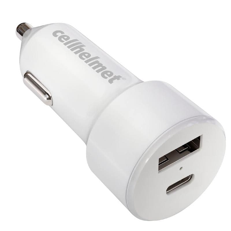 cellhelmet - PD Dual Port Car Charger (20W USB-C / 12W USB-A)