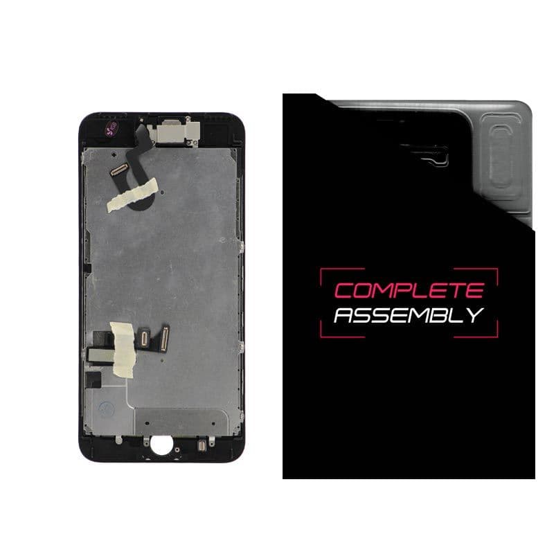 Complete Assembly - LCD Screen and Digitizer Assembly for iPhone 7 Plus (Front camera / Prox Sensor / Earspeaker Pre-Installed) (Black)
